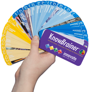 KnowBrainer™ Thinker Tool to Inspire Brainstorming, Creativity and Innovation - SOLUTIONSpeopleSTORE